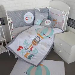 سرویس روتختی نوزاد 7 تکه طرح بالن و تنبل - فروشگاه اینترنتی کودک امروز