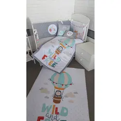 سرویس روتختی نوزاد 7 تکه طرح بالن و تنبل - فروشگاه اینترنتی کودک امروز