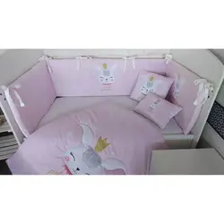 سرویس روتختی نوزاد 7 تکه مدل خرگوش پرنسس - فروشگاه اینترنتی کودک امروز