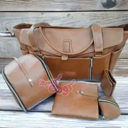 قیمت و خرید ساک لوازم  نوزاد چرمی Babe بیب | کودک امروز