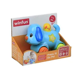 اسباب بازی نوزاد سگ چرخ دار موزیکال وین فان Winfun - فروشگاه اینترنتی کودک امروز
