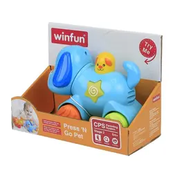 اسباب بازی نوزاد سگ چرخ دار موزیکال وین فان Winfun - فروشگاه اینترنتی کودک امروز