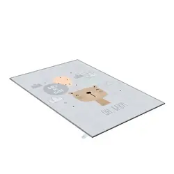 قیمت و خرید فرش اتاق کودک اسپرت طرح خرس کارتونی | کودک امروز