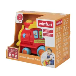 قطار کشیدنی موزیکال قرمز وین فان Winfun - فروشگاه اینترنتی کودک امروز