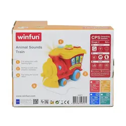 قطار کشیدنی موزیکال قرمز وین فان Winfun - فروشگاه اینترنتی کودک امروز