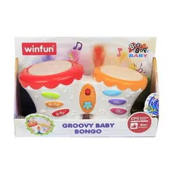 طبل موزیکال دوقلوی وین فان Winfun Jr. Rock Band Drum Set - فروشگاه اینترنتی کودک امروز