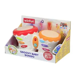 طبل موزیکال دوقلوی وین فان Winfun Jr. Rock Band Drum Set - فروشگاه اینترنتی کودک امروز
