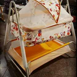 تخت و گهواره پایه هشتی عروسکی - فروشگاه اینترنتی کودک امروز