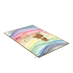 سرویس روتختی نوزاد هفت تکه طرح رنگین کمان - فروشگاه اینترنتی کودک امروز