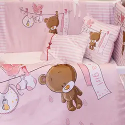 سرویس روتختی نوزاد هفت تکه مدل بندرخت خرس - فروشگاه اینترنتی کودک امروز