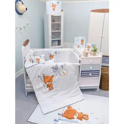 سرویس روتختی نوزاد هفت تکه مدل بندرخت خرس - فروشگاه اینترنتی کودک امروز