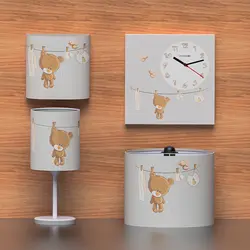 سرویس روتختی نوزاد هفت تکه مدل بندرخت خرس - فروشگاه اینترنتی کودک امروز