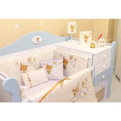 سرویس روتختی نوزاد هفت تکه مدل بندرخت خرس - فروشگاه اینترنتی کودک امروز