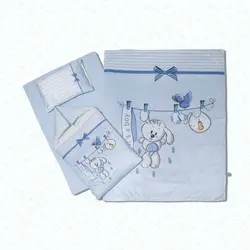 سرویس روتختی نوزاد هفت تکه مدل بندرخت خرگوش - فروشگاه اینترنتی کودک امروز