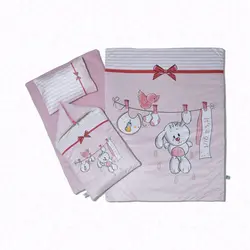 سرویس روتختی نوزاد هفت تکه مدل بندرخت خرگوش - فروشگاه اینترنتی کودک امروز