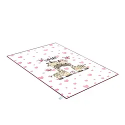 سرویس روتختی نوزاد هفت تکه طرح دو زرافه - فروشگاه اینترنتی کودک امروز