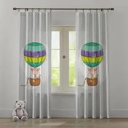 سرویس روتختی نوزاد هفت تکه طرح زرافه و بالن - فروشگاه اینترنتی کودک امروز