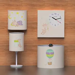 سرویس روتختی نوزاد هفت تکه طرح زرافه و بالن - فروشگاه اینترنتی کودک امروز