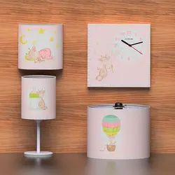 سرویس روتختی نوزاد هفت تکه طرح زرافه و بالن - فروشگاه اینترنتی کودک امروز