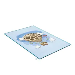 سرویس روتختی نوزاد هفت تکه طرح زرافه و بالن - فروشگاه اینترنتی کودک امروز