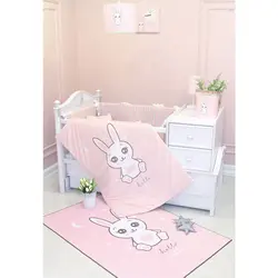 سرویس روتختی نوزاد هفت تکه طرح خرگوش لوس - فروشگاه اینترنتی کودک امروز