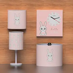 سرویس روتختی نوزاد هفت تکه طرح خرگوش لوس - فروشگاه اینترنتی کودک امروز