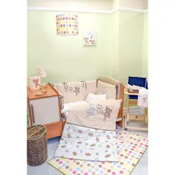 سرویس روتختی نوزاد هفت تکه طرح تدی - فروشگاه اینترنتی کودک امروز