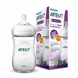 شیشه شیر نچرال 260 میل فیلیپس اونت Philips Avent - فروشگاه اینترنتی کودک امروز
