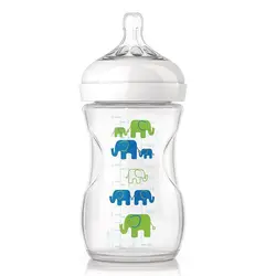 شیشه شیر نچرال فیلیپس اونت طرح فیل Philips Avent - فروشگاه اینترنتی کودک امروز