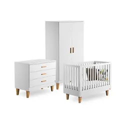 سرویس تخت و کمد نوزاد مدرن مدل لانژ Lounge - فروشگاه اینترنتی کودک امروز