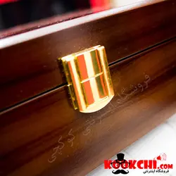 جعبه چوبی ساعت 12 عددی