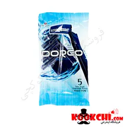 خود تراش دو لبه ی ساده دورکو 5 عددی