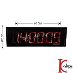 ساعت و تقویم دیجیتال دیواری سایز 20*45