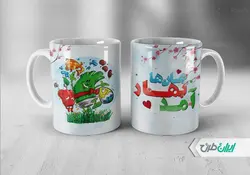 لیوان سرامیکی با طرح   عید نوروز