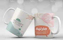 لیوان سرامیکی با طرح  گالری مبلمان