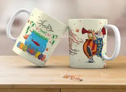 لیوان سرامیکی با طرح  عید نوروز