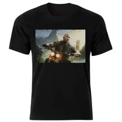 چاپ عکس دلخواه روی تیشرت مشکی مردانه