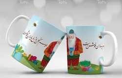 لیوان سرامیکی با طرح  نوروز