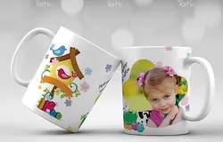 لیوان سرامیکی با طرح  عید نوروز کودکانه