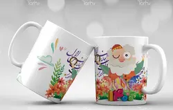 لیوان سرامیکی با طرح   عید نوروز