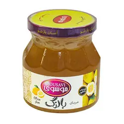مربا بالنگ موسوی ۳۲۰ گرم ۶۲۶۰۱۰۸۷۰۰۴۳۹