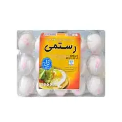 تخم مرغ رستمی بسته ۱۵ عددی ۶۲۶۲۸۵۶۹۰۰۰۷۹