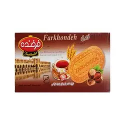 بیسکویت فرخنده با طعم فندق - 900 گرم 6260222601131