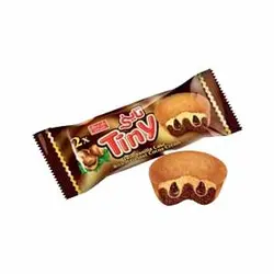 کیک دورنگ با مغزی کرم فندق تاینی شیرین عسل - 60 گرم 6261149047200