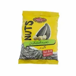 تخمه آفتابگردان گلپر گلستان مقدار ۱۰۰ گرم ۶۲۶۱۱۰۷۰۳۵۲۲۵