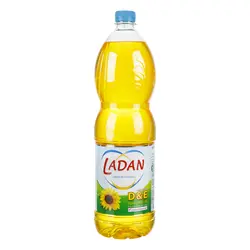 روغن آفتابگردان مایع پخت و پز و سالاد 1500 میلی لیتری لادن 6260108399961