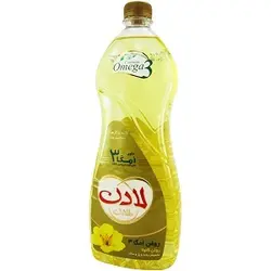 روغن کانولا (کلزا با اسید اورسیک پایین) پالایش شده مخصوص پخت و پز و سالاد غنی شده با ویتامین A و D، حاوی امگا 3 لادن طلایی 810 گرمی6260108396991