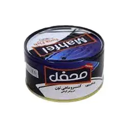 کنسرو ماهی تون در روغن محفل - ۱۵۰ گرم ۶۲۶۰۶۴۴۳۰۰۸۰۳