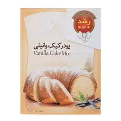 پودر کیک وانیلی رشد - ۵۰۰ گرم ۶۲۶۰۱۷۰۲۵۰۳۴۴