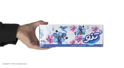 دستمال کاغذی ۱۵۰ برگ تنو مدل ۶۲۶۶۰۶۱۱۰۲۰۸۲Flower And Birdات